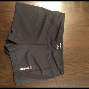 Black reebok booty shorts